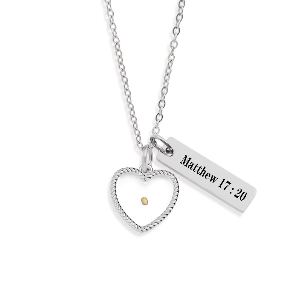 Matthew 17:20 Mustard Seed Necklace