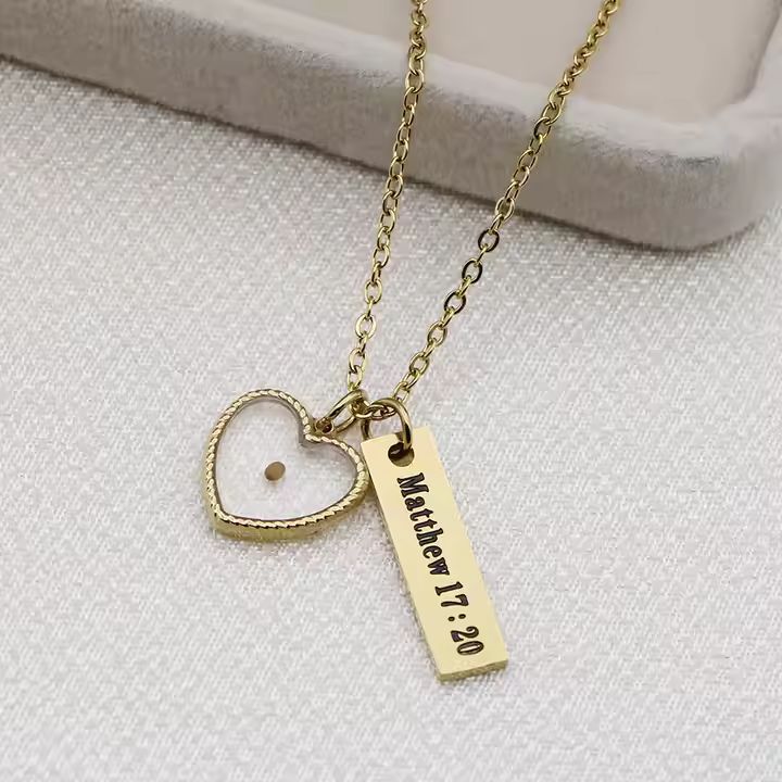 Matthew 17:20 Mustard Seed Necklace