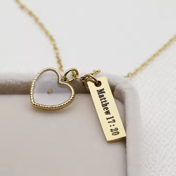 Matthew 17:20 Mustard Seed Necklace